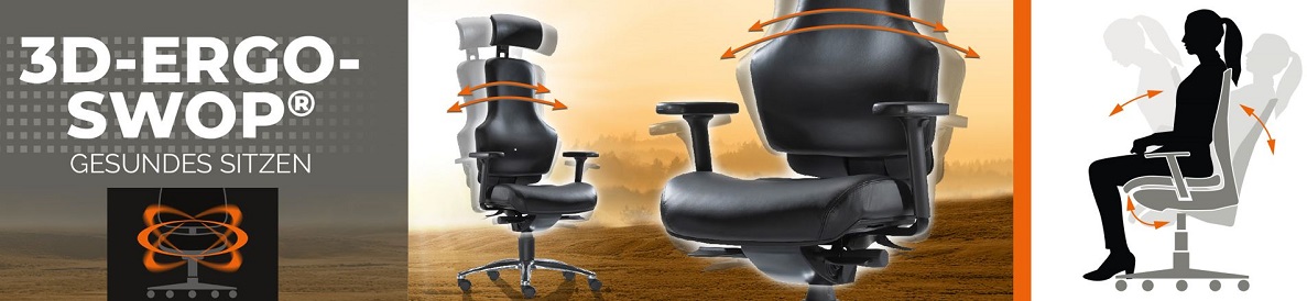 Bürostuhl-Kaufen.com ➜ 3D-ErgoSWOP ➜ Bewegtes Sitzen